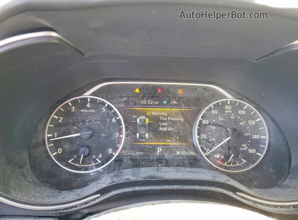 1N4AA6AV8KC372899 2019 NISSAN MAXIMA White Vista del cuadro de instrumentos