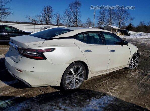 1N4AA6AV8KC372899 2019 NISSAN MAXIMA White Trasero derecho
