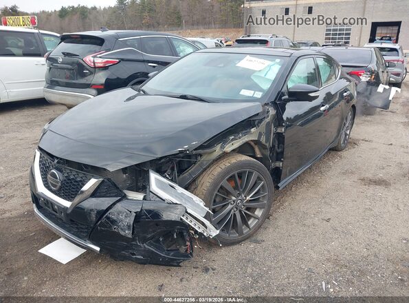 1N4AA6AV9KC372958 2019 NISSAN MAXIMA Black Vista tres cuartos delantera izquierda