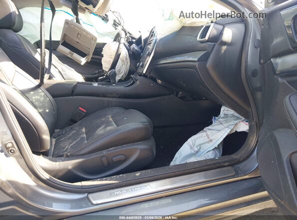 1N4AA6AV9KC374936 2019 NISSAN MAXIMA Серый Вид салона спереди