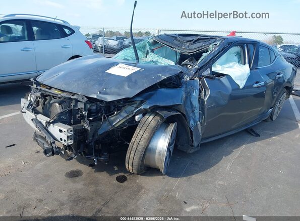 1N4AA6AV9KC374936 2019 NISSAN MAXIMA Серый Передняя левая четверть