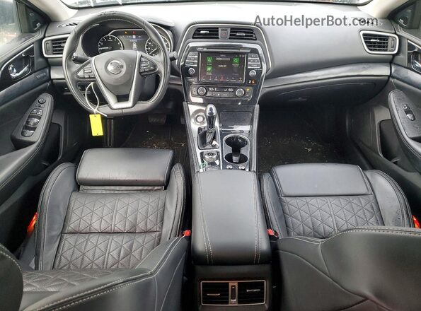 1N4AA6AVXKC373794 2019 NISSAN MAXIMA PLATINUM Silver Widok deski rozdzielczej