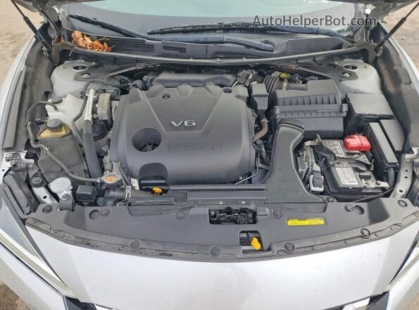 1N4AA6AVXKC373794 2019 NISSAN MAXIMA PLATINUM Silver Widok wnętrza z tyłu