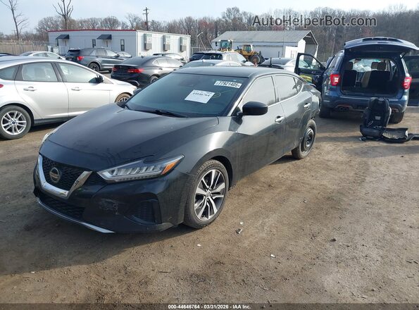 1N4AA6BV1LC382285 2020 NISSAN MAXIMA Black წინა მარცხენა ხედი სამი მეოთხედიდან