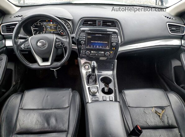 1N4AA6CV0MC504103 2021 NISSAN MAXIMA Black Առջևի վահանակի տեսք