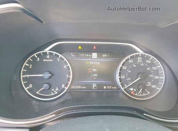 1N4AA6CV2MC510596 2021 NISSAN MAXIMA Черный Вид щитка приборов