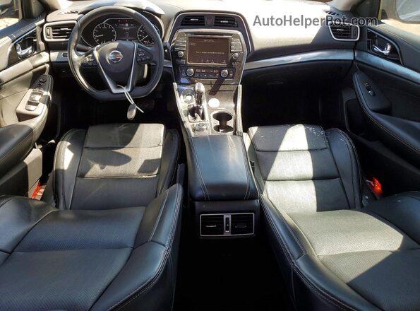 1N4AA6CV2MC510596 2021 NISSAN MAXIMA Черный Вид панели приборов