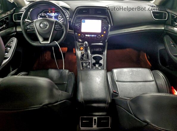 1N4AA6CV5MC513962 2021 NISSAN MAXIMA White Առջևի վահանակի տեսք
