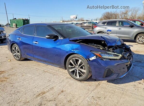1N4AA6CV5PC508670 2023 NISSAN MAXIMA Blue Delantero derecho