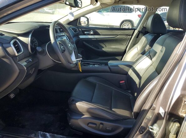 1N4AA6CV7MC501876 2021 NISSAN MAXIMA Gray Front interior view