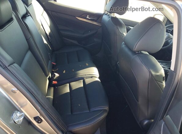 1N4AA6CV7MC501876 2021 NISSAN MAXIMA Gray Rear seats view