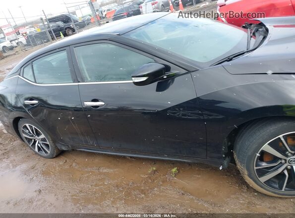 1N4AA6CV7MC504437 2021 NISSAN MAXIMA Black Widok wnętrza z tyłu