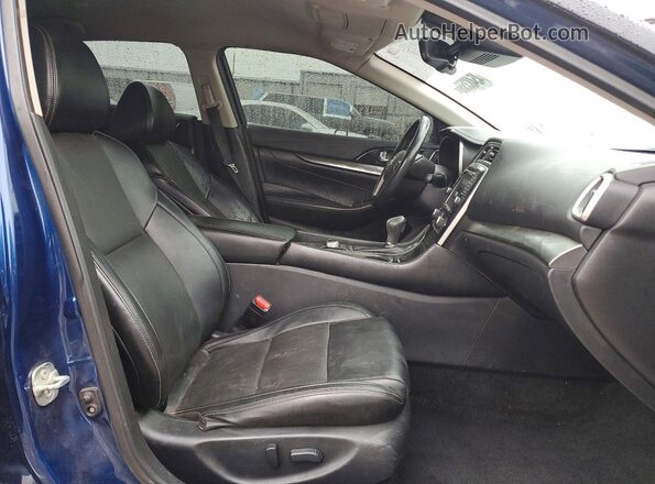 1N4AA6CV9MC507646 2021 NISSAN MAXIMA Синий Вид салона спереди
