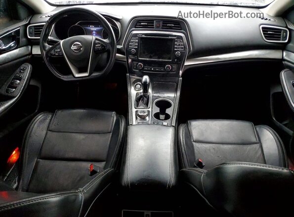 1N4AA6CV9MC507646 2021 NISSAN MAXIMA Синий Вид панели приборов