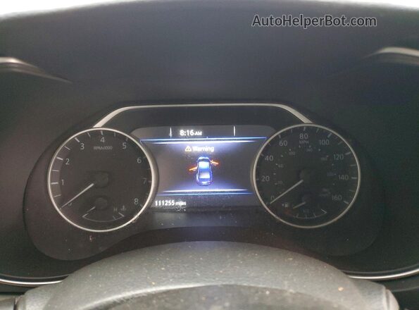 1N4AA6CV9MC507646 2021 NISSAN MAXIMA Синий Вид щитка приборов