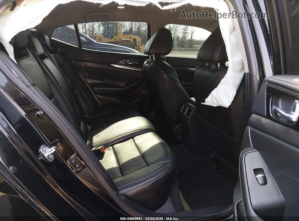 1N4AA6CVXPC508938 2023 NISSAN MAXIMA Black VIN კოდის სტიკერის ხედი
