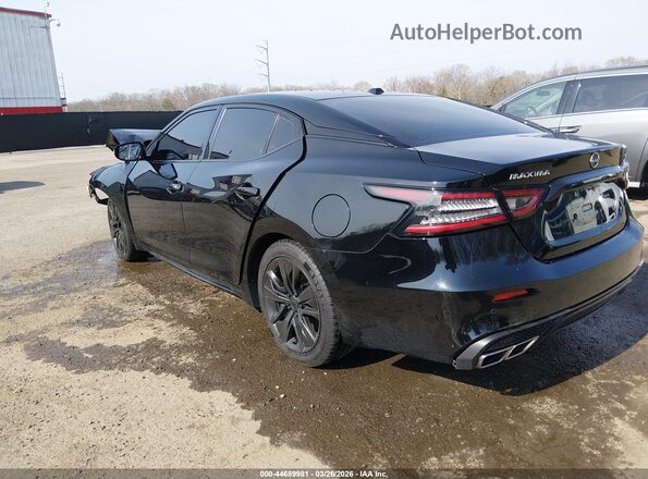1N4AA6CVXPC508938 2023 NISSAN MAXIMA Black უკანა მარცხენა