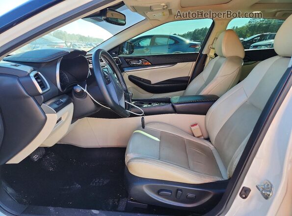 1N4AA6DV3LC370412 2020 NISSAN MAXIMA SL White Vista interior delantera
