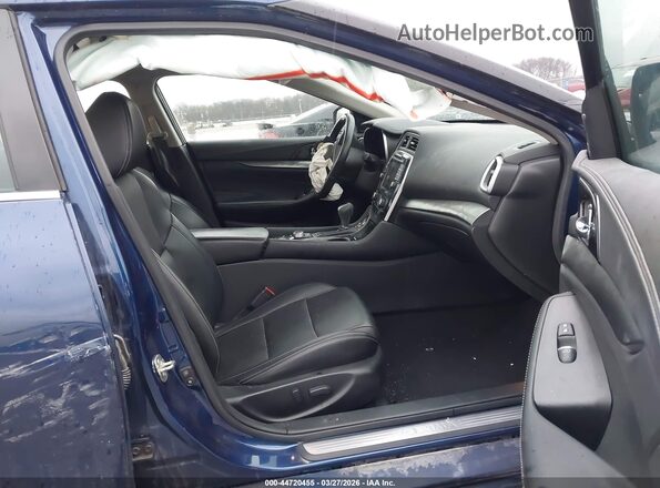 1N4AA6DVXLC382444 2020 NISSAN MAXIMA SL Синий Вид салона спереди