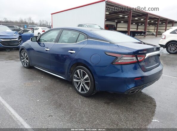 1N4AA6DVXLC382444 2020 NISSAN MAXIMA SL Синий Задняя левая четверть