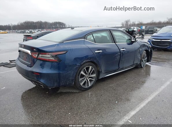 1N4AA6DVXLC382444 2020 NISSAN MAXIMA SL Синий Задняя правая четверть