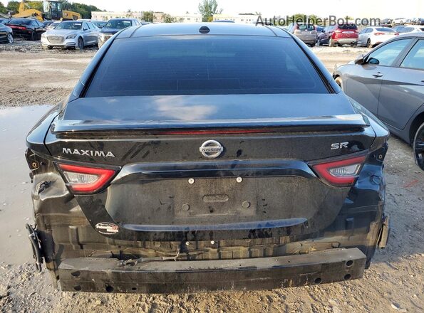 1N4AA6EV0MC512876 2021 NISSAN MAXIMA SR Black Вид ззаду