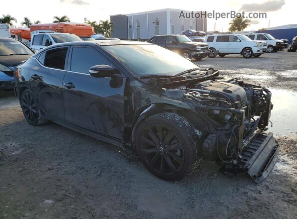 1N4AA6EV0MC512876 2021 NISSAN MAXIMA SR Black Передня права чверть