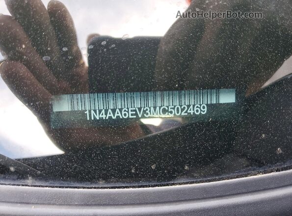 1N4AA6EV3MC502469 2021 NISSAN MAXIMA Gray Engine compartment view