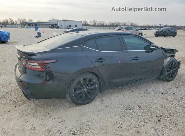 1N4AA6EV3MC516162 2021 NISSAN MAXIMA SR Черный Задняя правая четверть