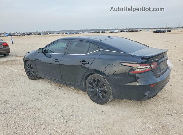 1N4AA6EV3MC516162 2021 NISSAN MAXIMA SR Черный Задняя левая четверть
