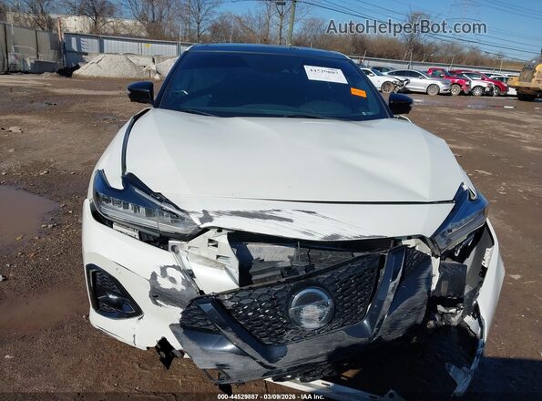 1N4AA6EV4MC504702 2021 NISSAN MAXIMA SR Белый Вид щитка приборов