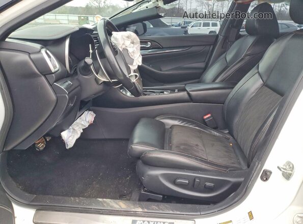 1N4AA6EV5LC374928 2020 NISSAN MAXIMA SR White Vista interior delantera