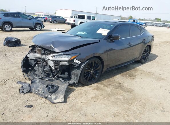 1N4AA6FV0MC507014 2021 NISSAN MAXIMA PLATINUM Gray Передня ліва чверть