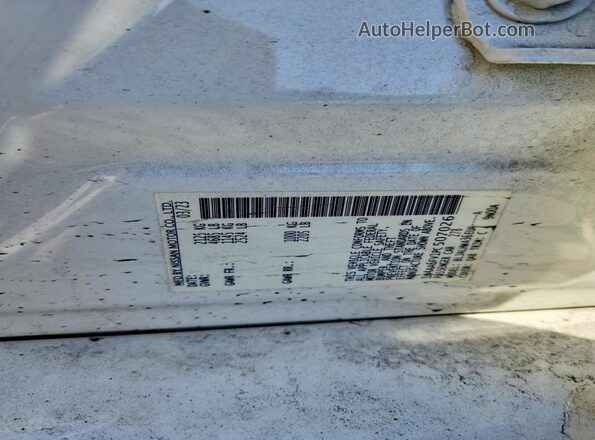 1N4AA6FV1PC507026 2023 NISSAN MAXIMA PLATINUM White Widok naklejki z numerem VIN