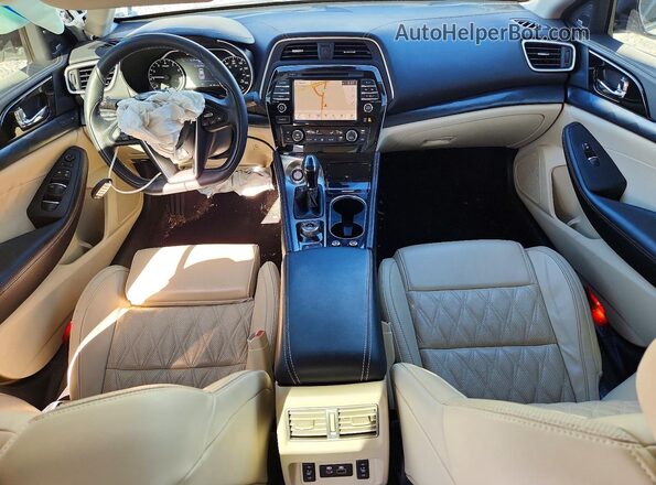 1N4AA6FV1PC507026 2023 NISSAN MAXIMA PLATINUM White Widok deski rozdzielczej