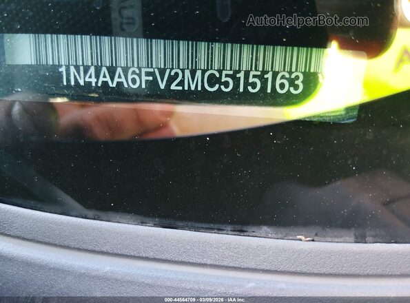 1N4AA6FV2MC515163 2021 NISSAN MAXIMA PLATINUM Черный Вид подкапотного пространства