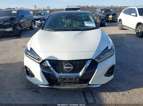 1N4AA6FV3PC513698 2023 NISSAN MAXIMA PLATINUM White Instrument cluster view