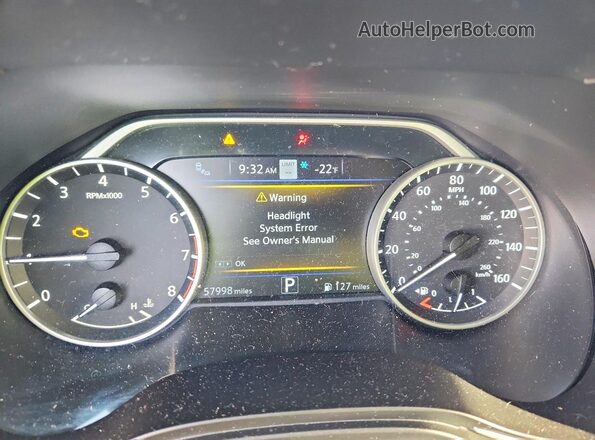 1N4AA6FV7MC516728 2021 NISSAN MAXIMA PLATINUM White ხელსაწყოთა პანელის ხედი