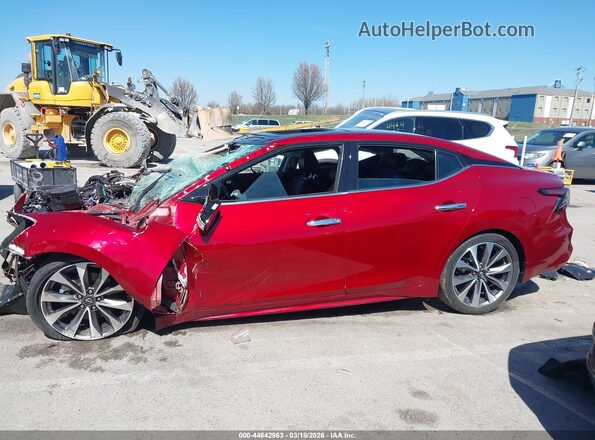 1N4AA6FV9PC505959 2023 NISSAN MAXIMA PLATINUM Red Вид задньої частини салону