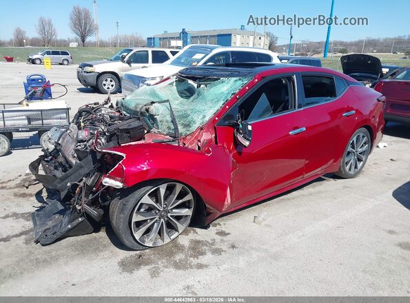 1N4AA6FV9PC505959 2023 NISSAN MAXIMA PLATINUM Red Передня ліва чверть