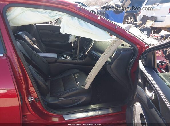 1N4AA6FV9PC505959 2023 NISSAN MAXIMA PLATINUM Red Вид салону спереду