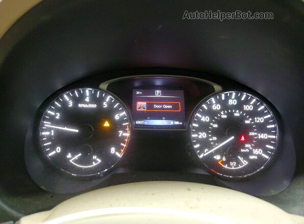 1N4AL3AP1GC156216 2016 NISSAN ALTIMA Tan Սարքավորումների վահանակի տեսք
