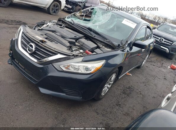 1N4AL3AP1HC138459 2017 NISSAN ALTIMA Black წინა მარცხენა ხედი სამი მეოთხედიდან