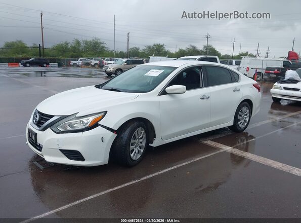 1N4AL3AP1JC128732 2018 NISSAN ALTIMA Белый Передняя левая четверть