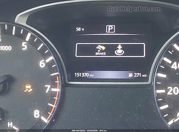 1N4AL3AP3HC271207 2017 NISSAN ALTIMA Black ხელსაწყოთა პანელის ხედი