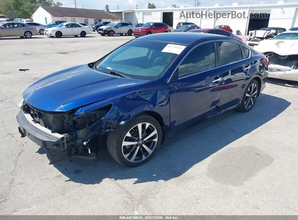 1N4AL3AP3HN308910 2017 NISSAN ALTIMA Blue Առջևի ձախ երեք քառորդ տեսարան