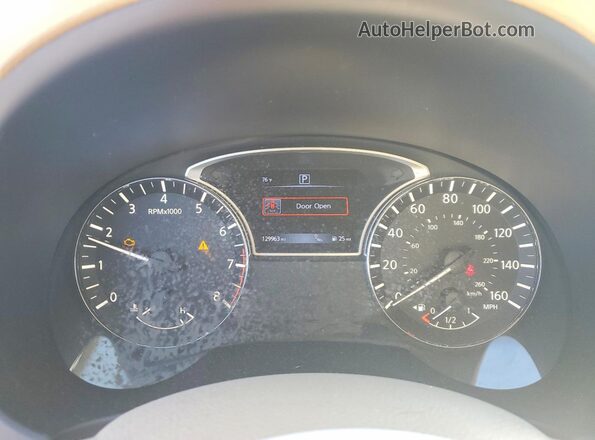 1N4AL3AP5GC159281 2016 NISSAN ALTIMA Brown Vista del cuadro de instrumentos