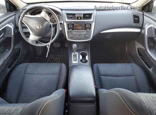 1N4AL3AP6HC124654 2017 NISSAN ALTIMA Black წინა პანელის ხედი