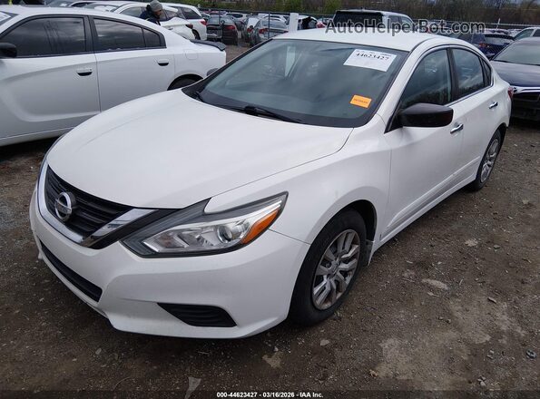 1N4AL3AP6HC269712 2017 NISSAN ALTIMA White Առջևի ձախ երեք քառորդ տեսարան