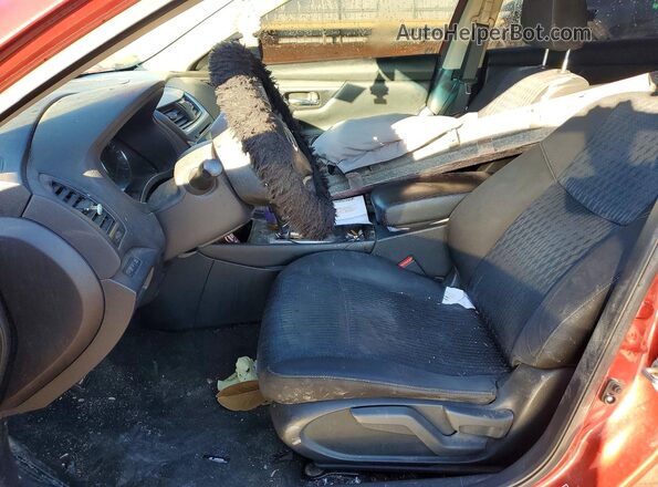 1N4AL3AP9GC186614 2016 NISSAN ALTIMA Maroon Widok wnętrza z przodu